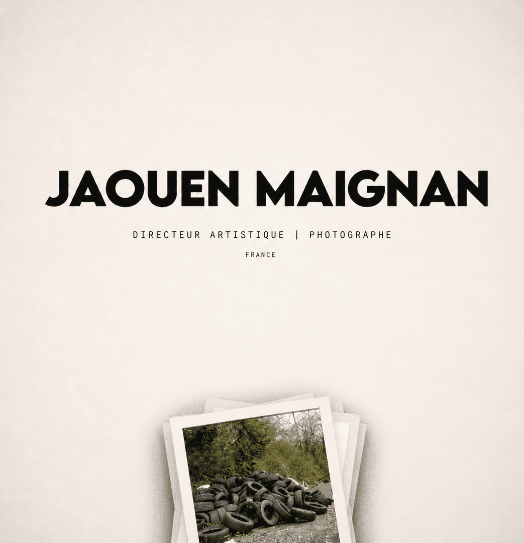Présentation du portfolio Jaouen Maignan
